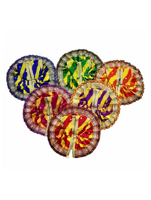 beautiful dresses for laddu gopal  (pack of 6) - 17355120 - Very Small Image - 1