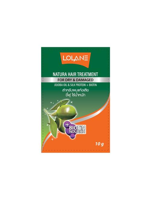 lolane natura hair treatment for  dry & damaged  hair  with jojoba oil & silk protein 100g  - 17357781 - Very Small Image - 1