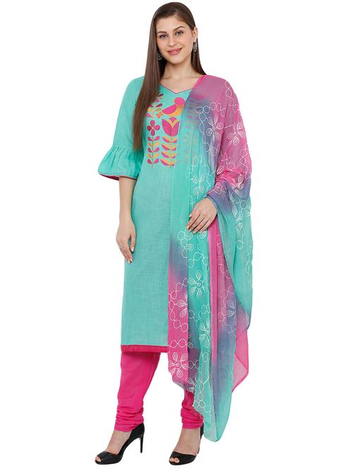 embroidered suit set - 17358061 - Very Small Image - 1