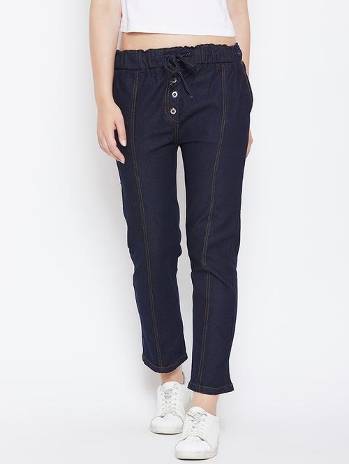 drawstring waist jeans  - 17358205 - Very Small Image - 1