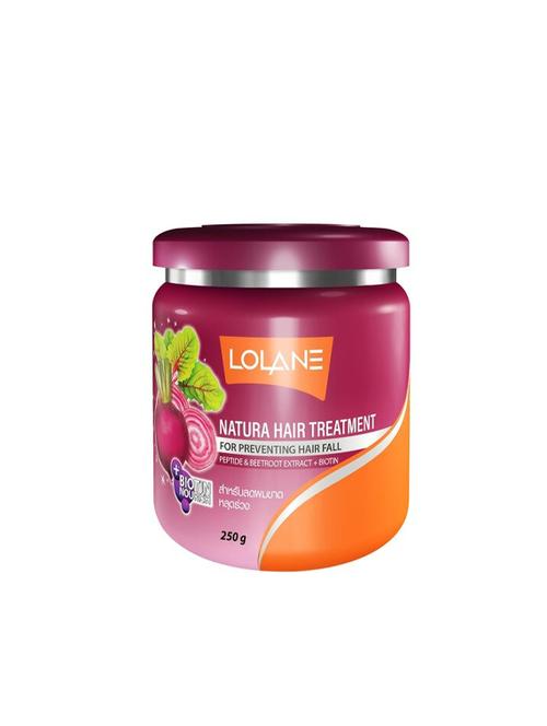 "lolane natura hair treatment for preventing hair fall from damaged hair +beetroot extracts 250g - 17358212 - Very Small Image - 1