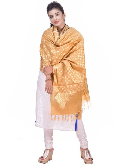 self design banarasi dupatta - 17359897 - Very Small Image - 1