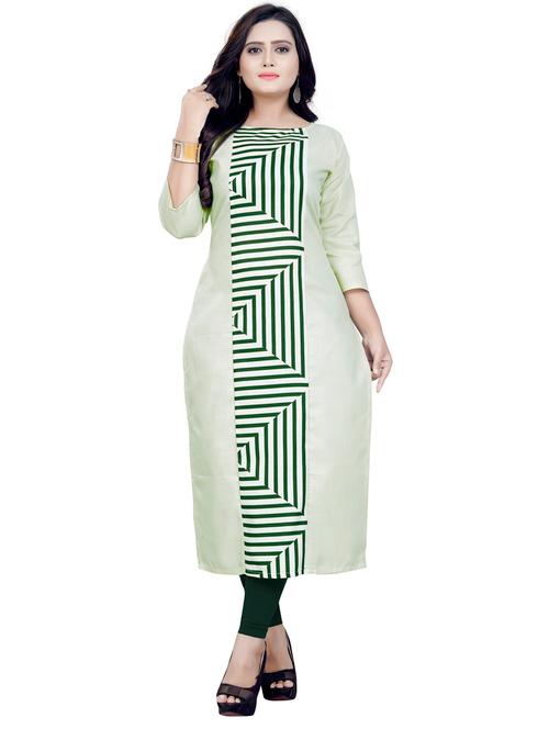 geometric print straight kurta - 17360521 - Very Small Image - 1