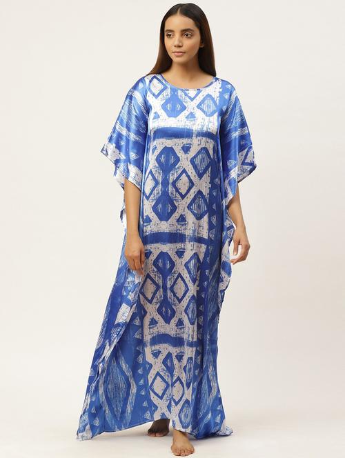 round neck printed kimono - 17360544 - Very Small Image - 1