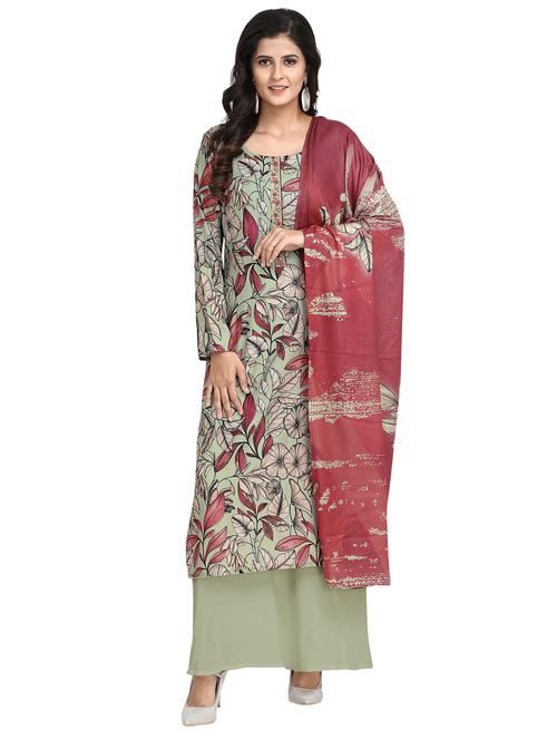 printed unstitched suit - 17360842 - Very Small Image - 1