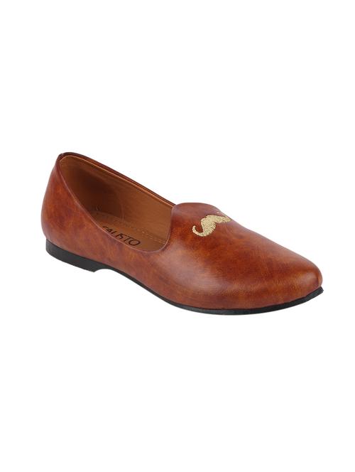brown slip on jutis - 17361790 - Very Small Image - 1