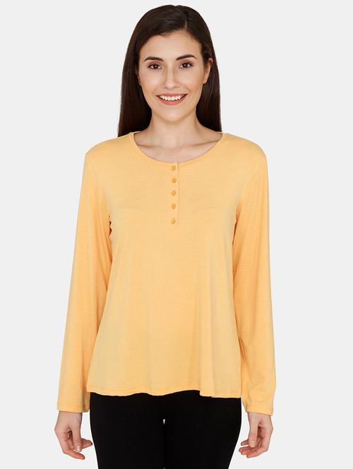 henley neck solid tee  - 17362033 - Very Small Image - 1