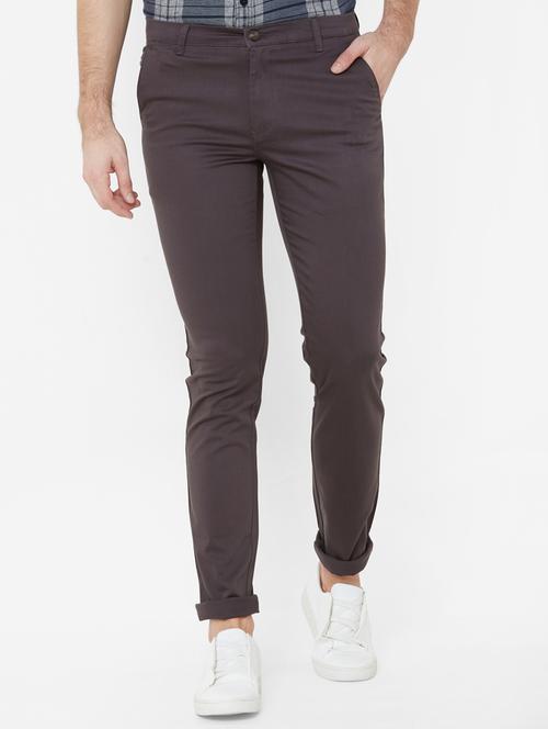 grey solid chinos - 17363163 - Very Small Image - 1