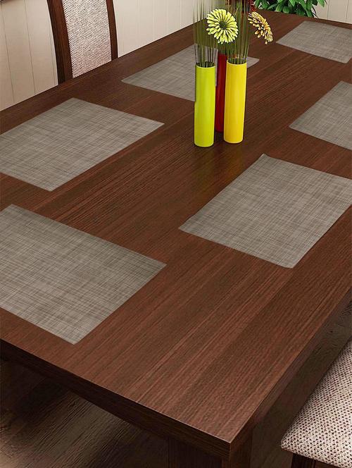 dining table mats easily washable & extra durable (set of 6 pieces) - 17363405 - Very Small Image - 1