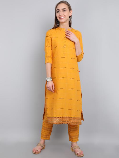 printed kurta pant set - 17364139 - Very Small Image - 1