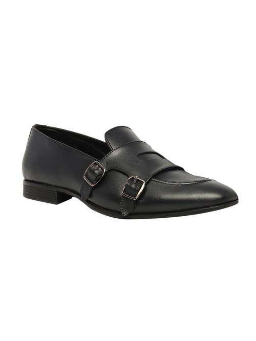 navy slip on monk straps - 17364367 - Very Small Image - 1