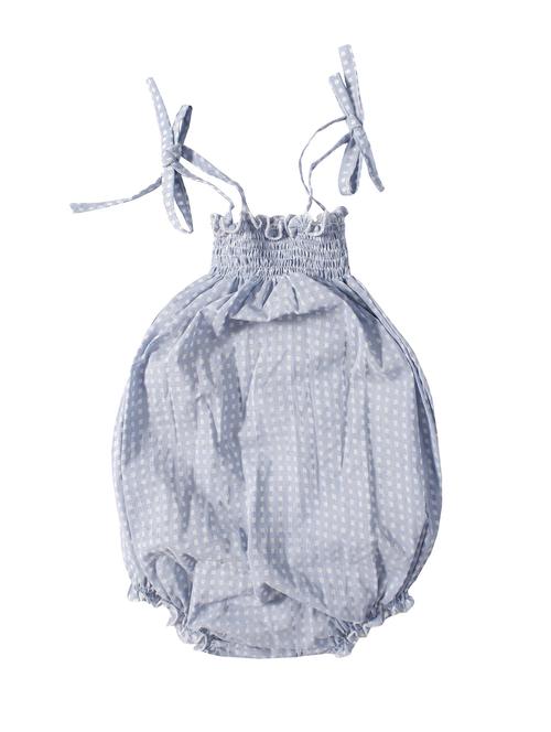 blue cotton rompers  - 17367471 - Very Small Image - 1