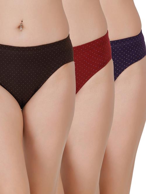 set of 3 polka dot hipster panty - 17368258 - Very Small Image - 1