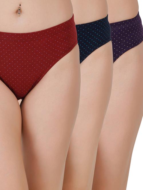 set of 3 polka dot hipster panty - 17368264 - Very Small Image - 1