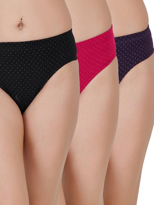 set of 3 polka dot hipster panty - 17368271 - Very Small Image - 1