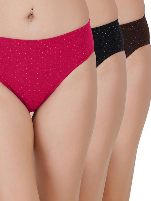 set of 3 polka dot hipster panty - 17368283 - Very Small Image - 1