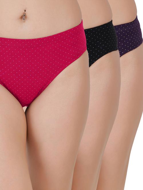 set of 3 polka dot hipster panty - 17368292 - Very Small Image - 1