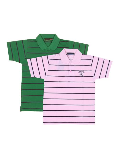 pack of 2 multi colored cotton t-shirt - 17368904 - Very Small Image - 1