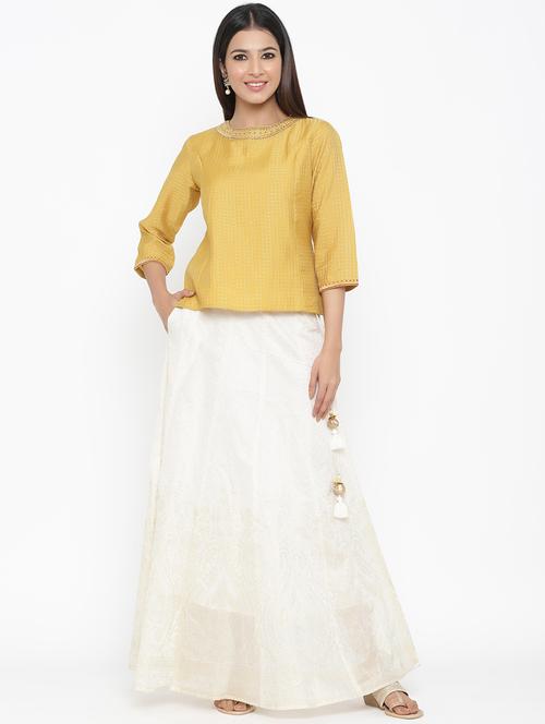 foil print flared lehenga - 17369326 - Very Small Image - 1