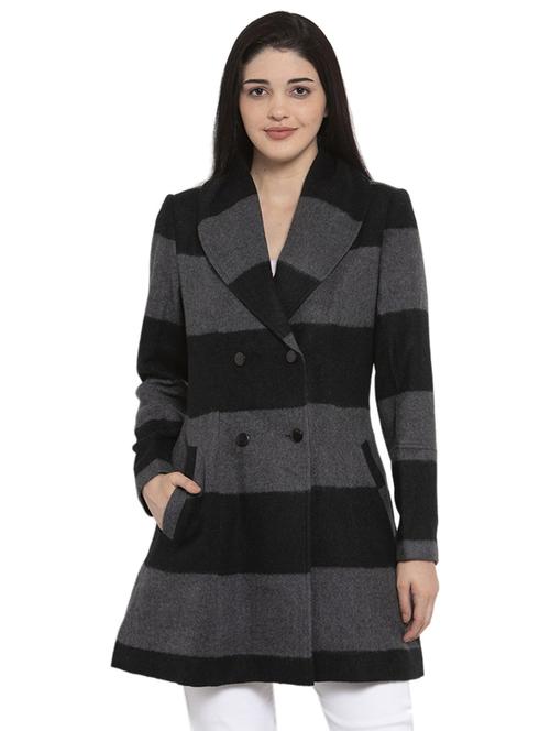 double breasted trench/overcoat coat - 17371313 - Very Small Image - 1