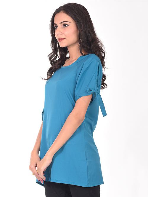 solid straight kurti - 17371528 - Very Small Image - 1