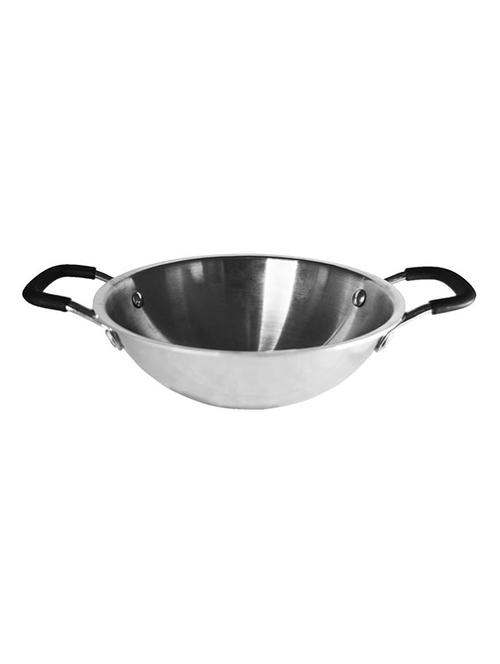   tri-ply kadai with silicon covered handle - 17372056 - Very Small Image - 1