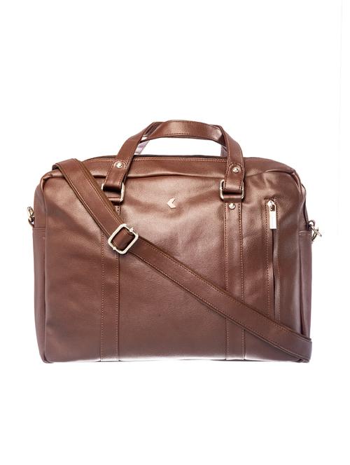 brown suede laptopbag - 17372690 - Very Small Image - 1