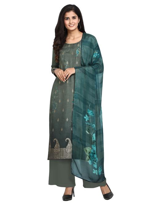 digital print unstitched suit - 17372891 - Very Small Image - 1