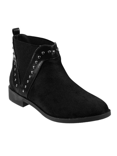 black slip on ankle boots - 17373203 - Very Small Image - 1