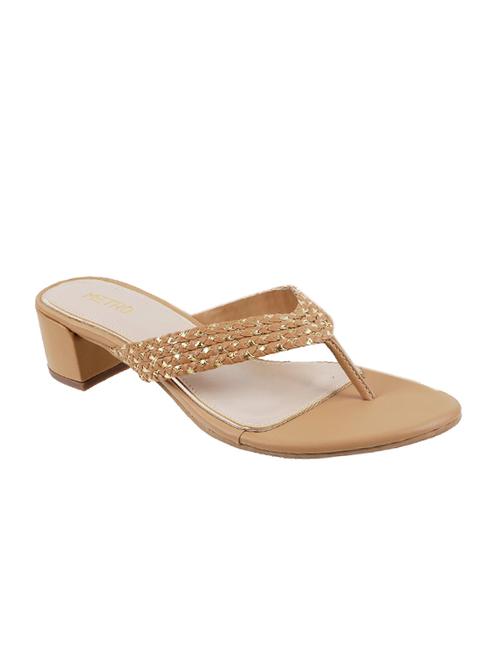beige toe separator sandals - 17373343 - Very Small Image - 1