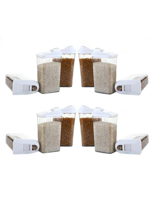  plastic air tight, grocery container (pack of 12) - 17375195 - Very Small Image - 1