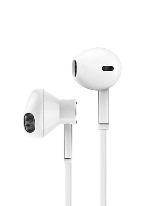 favon wired earphones with 3.5 mm headphone plug, white - 17376614 - Very Small Image - 1
