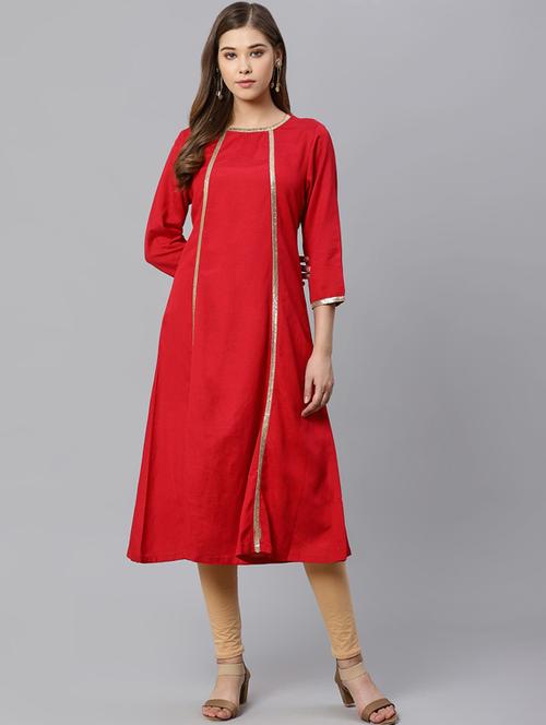 sequined a-line kurta - 17376950 - Very Small Image - 1