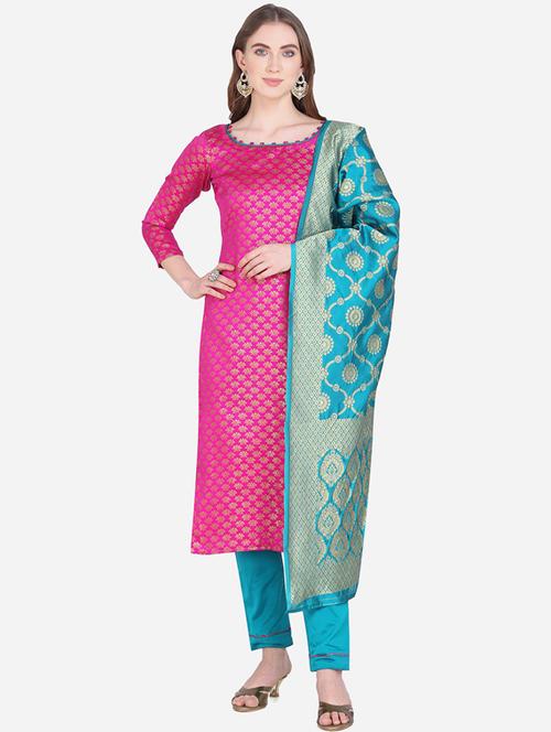 self design unstitched suit - 17377134 - Very Small Image - 1