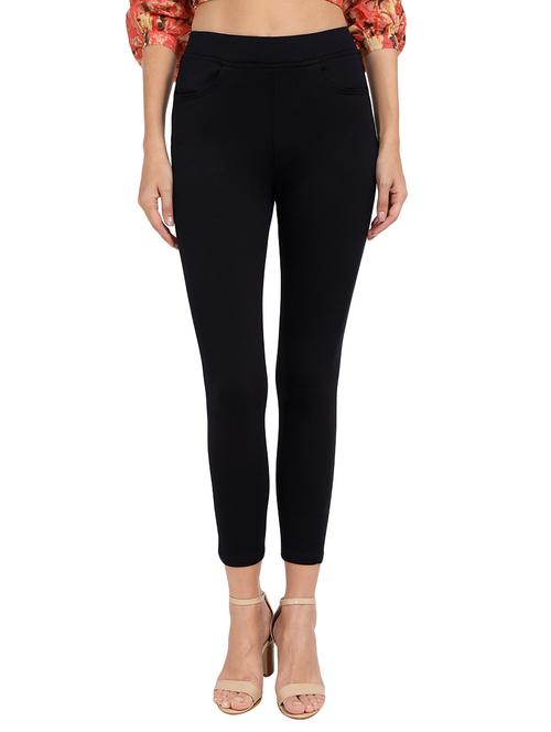 high rise solid jeggings  - 17377489 - Very Small Image - 1