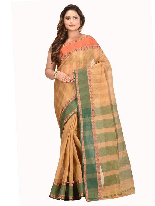 striped tant saree - 17377766 - Very Small Image - 1