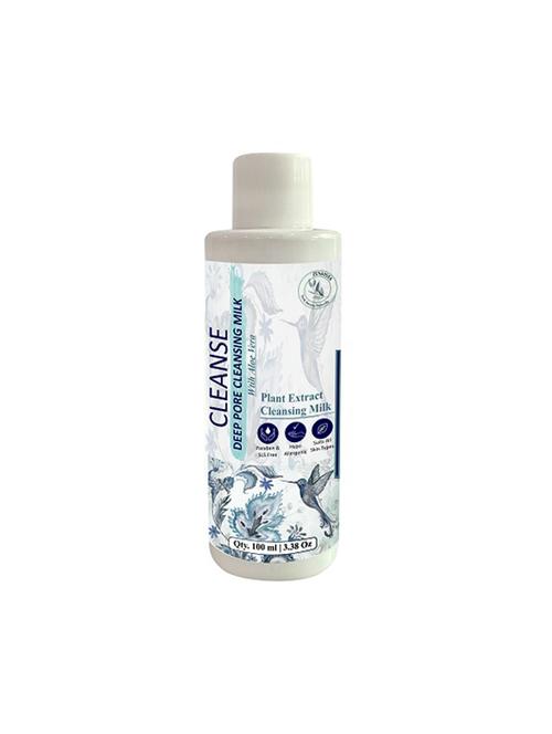 deep pore cleansing milk with plant extract aloe vera, milk extracts - 17377817 - Very Small Image - 1