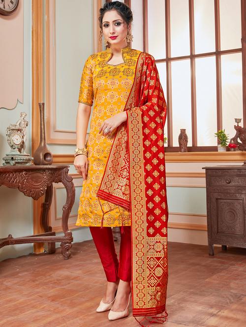 self design unstitched suit - 17380636 - Very Small Image - 1