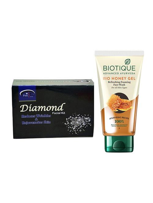 pink root diamond kit 83g with biotique honey facewash - 17383720 - Very Small Image - 1