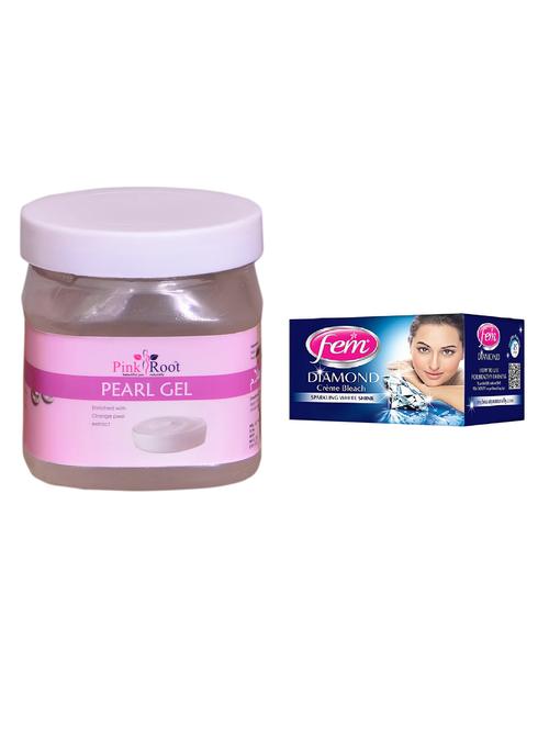 pink root pearl gel 500ml with fem diamond bleach - 17384037 - Very Small Image - 1