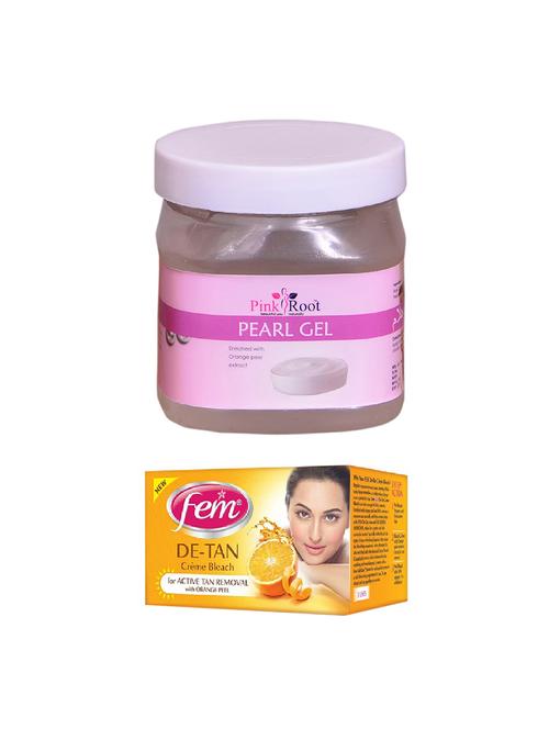 pink root pearl gel 500ml with fem de-tan bleach - 17384775 - Very Small Image - 1