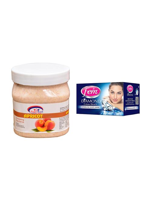 pink root apricot scrub 500ml with fem diamond bleach - 17384859 - Very Small Image - 1