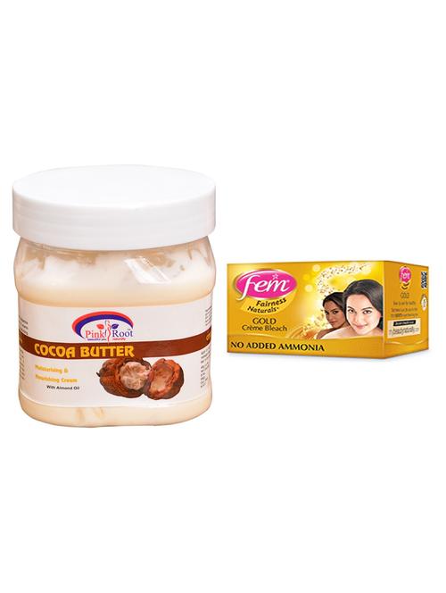 pink root cocoa butter cream 500ml with fem gold bleach - 17384881 - Very Small Image - 1