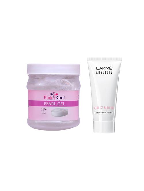pink root pearl gel 500gm with lakme absolute face wash - 17387113 - Very Small Image - 1