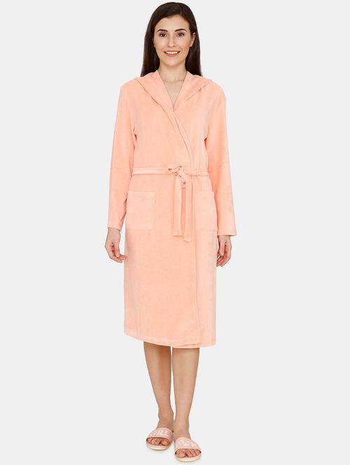 hooded neck sleepwear robe  - 17388272 - Very Small Image - 1