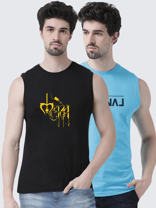 multi colored printed t-shirts combo - 17389601 - Very Small Image - 1