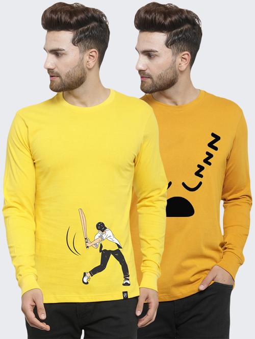 multi colored printed t-shirts combo - 17389745 - Very Small Image - 1