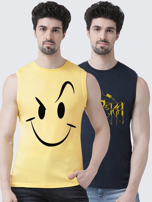 multi colored printed t-shirts combo - 17389770 - Very Small Image - 1