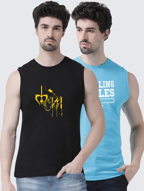 multi colored printed t-shirts combo - 17389823 - Very Small Image - 1