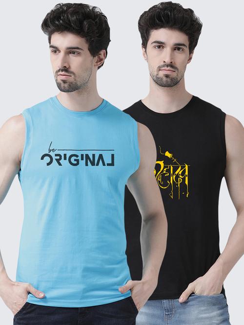 multi colored printed t-shirts combo - 17389826 - Very Small Image - 1